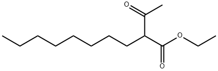 Ethyl 2-acetyldecanoate Struktur