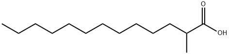 2-methyltridecanoic acid Struktur