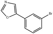 5-(3-BROMOPHENYL)-1,3-OXAZOLE Struktur