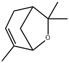 4,7,7-trimethyl-6-oxabicyclo[3.2.1]oct-3-ene Struktur