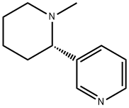 (S)-3-(1-甲基哌啶-2-基)吡啶, 24380-92-5, 結(jié)構(gòu)式