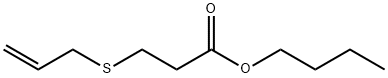 3-(Allylthio)propionic acid butyl ester Struktur