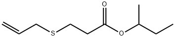 3-(Allylthio)propionic acid sec-butyl ester Struktur