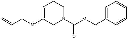 5-ALLYLOXY-3,6-DIHYDRO-2H-PYRIDINE-1-CARBOXYLIC ACID BENZYL ESTER Struktur