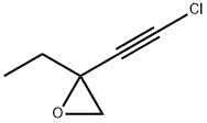 Oxirane, 2-(chloroethynyl)-2-ethyl- (8CI,9CI) Struktur