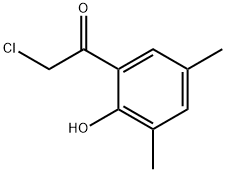 Ethanone, 2-chloro-1-(2-hydroxy-3,5-dimethylphenyl)- (9CI) Struktur