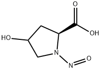 Proline, 4-hydroxy-1-nitroso- (6CI,7CI,8CI,9CI) Struktur