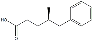 (R)-4-Methyl-5-phenylvaleric acid Struktur