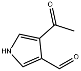 Pyrrole-3-carboxaldehyde, 4-acetyl- (8CI) Struktur