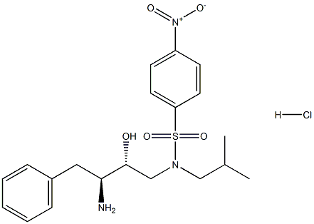 N-((2R,3S)-3-AMINO-2-HYDROXY-4-PHENYLBUTYL)-N-ISOBUTYL-4-NITROBENZENE-1-SULFONAMIDE HYDROCHLORIDE