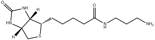 1H-Thieno[3,4-d]iMidazole-4-pentanaMide, N-(3-aMinopropyl)hexahydro-2-oxo-, (3aS,4S,6aR)- Struktur