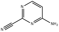 2-Pyrimidinecarbonitrile, 4-amino- (9CI) Struktur