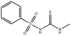 1-Methyl-3-(phenylsulfonyl)thiourea Struktur