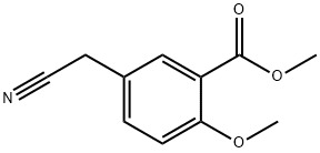 METHYL 5-(CYANOMETHYL)-2-METHOXYBENZOATE Struktur