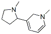 1-methyl-5-(1-methylpyrrolidin-2-yl)-pyridine Struktur