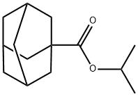 Isopropyl 1-adamantanecarboxylate Struktur