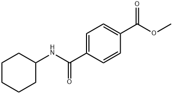 Methyl 4-(cyclohexylcarbaMoyl)benzoate Struktur