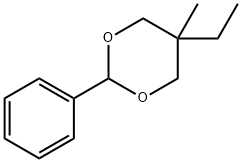 m-Dioxane, 5-ethyl-5-methyl-2-phenyl- (8CI) Struktur