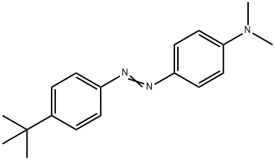 4-[[p-(tert-Butyl)phenyl]azo]-N,N-dimethylaniline Struktur