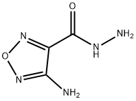 1,2,5-Oxadiazole-3-carboxylicacid,4-amino-,hydrazide(9CI) Struktur