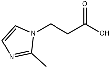 3-(2-METHYL-IMIDAZOL-1-YL)-PROPIONIC ACID Struktur