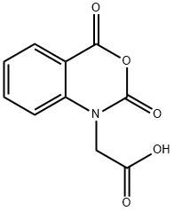 N-carboxymethylisatoic anhydride Struktur