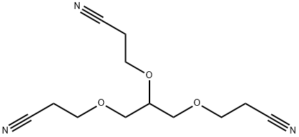 1,2,3-TRIS(2-CYANOETHOXY)PROPANE Struktur