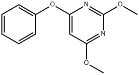 Pyrimidine, 2,4-dimethoxy-6-phenoxy- (9CI) Struktur