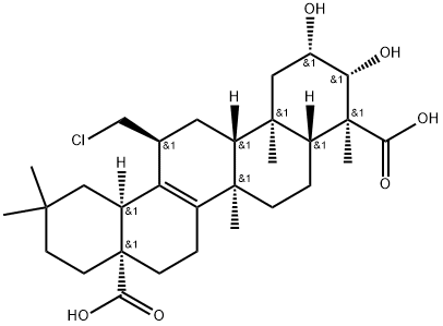 12α-(クロロメチル)-2β,3β-ジヒドロキシ-27-ノル-5α-オレアナ-13-エン-23,28-二酸