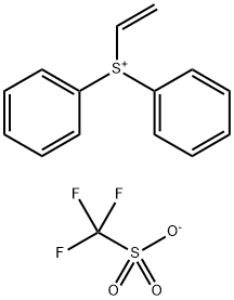 Diphenylvinylsulfonium Triflate Structure