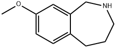 8-METHOXY-2,3,4,5-TETRAHYDRO-1H-BENZO[C]AZEPINE Struktur