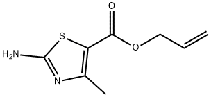 5-Thiazolecarboxylicacid,2-amino-4-methyl-,2-propenylester(9CI) Struktur