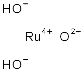 ruthenium dihydroxide oxide Struktur