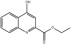 ETHYL 4-HYDROXY-2-QUINOLINECARBOXYLATE Struktur