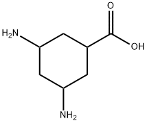 Cyclohexanecarboxylic acid, 3,5-diamino- (9CI) Struktur