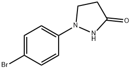 1-(4-BROMOPHENYL)-3-HYDROXY-4,5-DIHYDRO-1H-PYRAZOLE Struktur