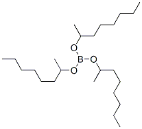 Boric acid tris(1-methylheptyl) ester Struktur