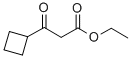 3-CYCLOBUTYL-3-OXO-PROPIONIC ACID ETHYL ESTER Structure