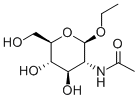 ETHYL 2-ACETAMIDO-2-DEOXY-BETA-D-GLUCOPYRANOSIDE Struktur