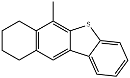 7,8,9,10-Tetrahydro-6-methylbenzo[b]naphtho[2,3-d]thiophene Struktur