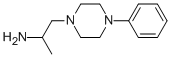 1-(4-phenylpiperazin-1-yl)propan-2-amine Struktur