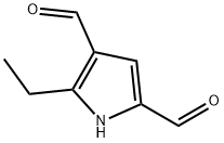 1H-Pyrrole-2,4-dicarboxaldehyde, 5-ethyl- (9CI) Struktur