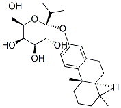 .alpha.-D-Galactopyranoside, (4bS,8aS)-4b,5,6,7,8,8a,9,10-octahydro-4b,8,8-trimethyl-1-(1-methylethyl)-2-phenanthrenyl Struktur