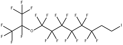 1H,1H,2H,2H-1-IODO-8-(HEPTAFLUOROISOPROPOXY)PERFLUOROOCTANE Struktur