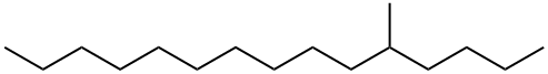 5-Methylpentadecane Struktur