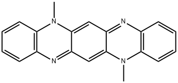 5,12-Dihydro-5,12-dimethylquinoxalino[2,3-b]phenazine Struktur