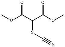 Propanedioic acid, 2-thiocyanato-, 1,3-diMethyl ester Struktur