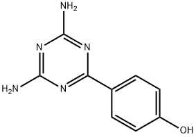 4-(4,6-DIAMINO-1,3,5-TRIAZIN-2-YL)PHENOL Struktur