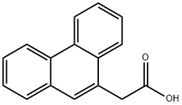 9-Phenanthreneacetic acid Struktur