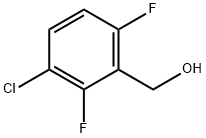 3-CHLORO-2,6-DIFLUOROBENZYL ALCOHOL Struktur